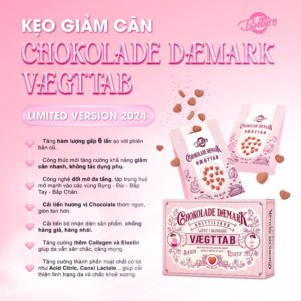 Socola Giảm Cân Chokolade V gttab Chính Hãng