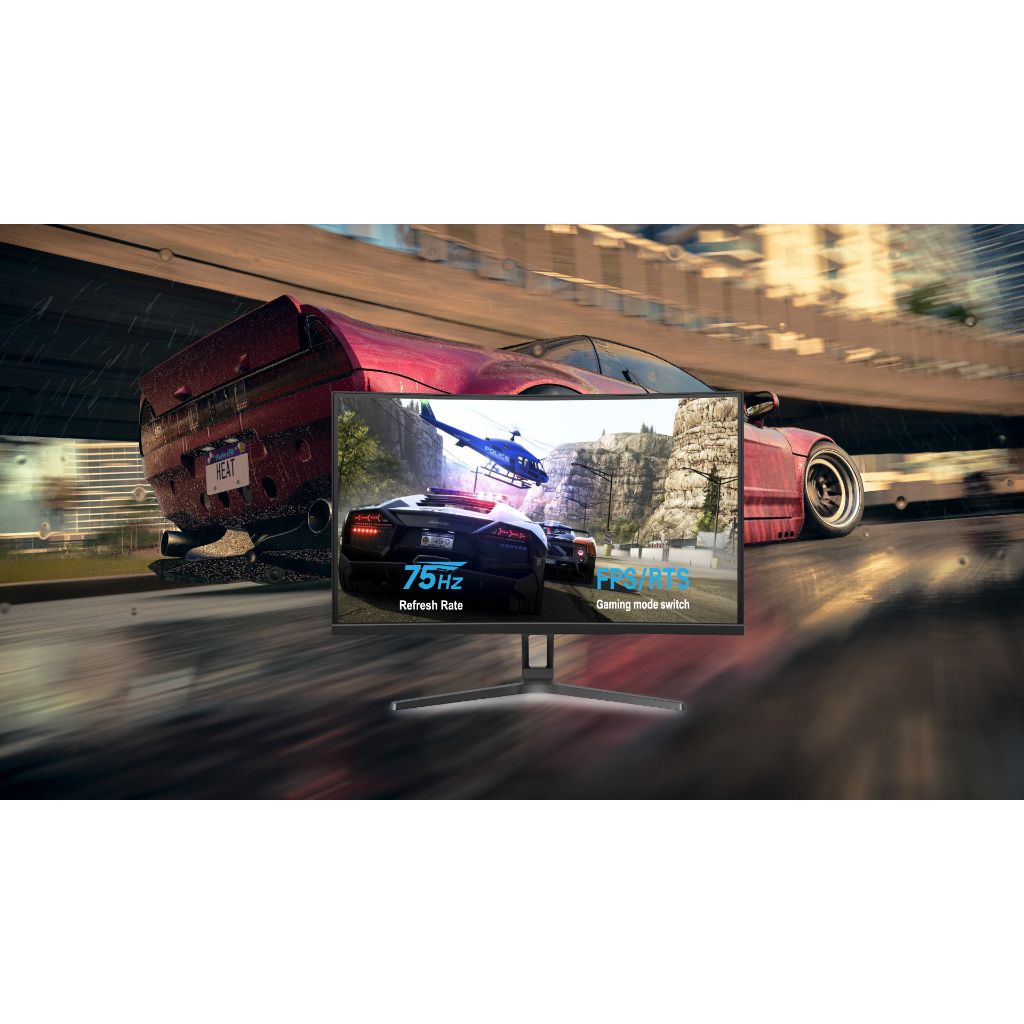 Màn Hình Cong VSP CM2705H 27"/ FHD/ 75Hz/ HDMI/ VGA/ Loa