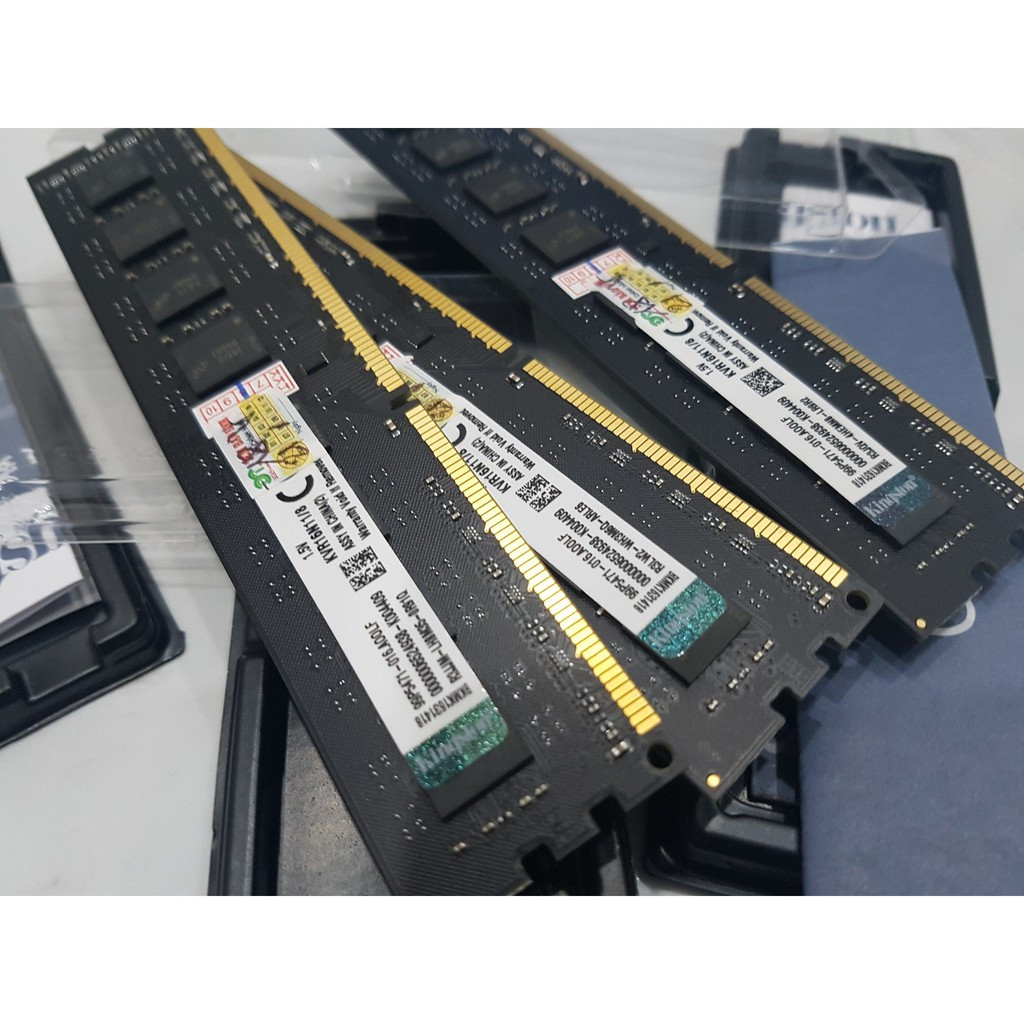 RAM Kingston16gb  8Gb DDR3 Bus 1600Mhz Mới BH 36 tháng