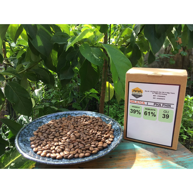 Cafe hạt rang mộc pha máy / pha phin - mix sẵn GU39 / 1kg