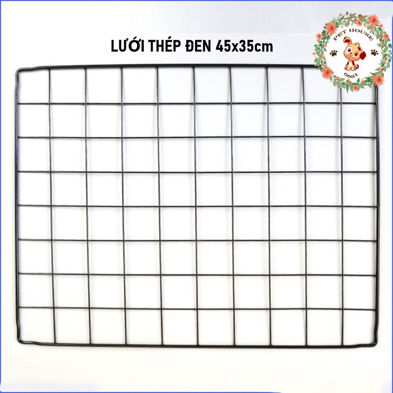 Chuồng quây Chó Mèo combo 12 tấm lưới 35x35cm hoặc 12 tấm lưới 35x45cm đã tặng chốt gắn, dây rút nhựa lắp ghép giá rẻ