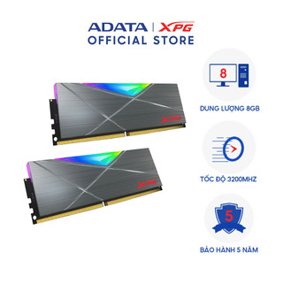 RAM PC ADATA SPECTRIX XPG D50 DDR4 3200Mhz 8GB (GREY/WHITE)
