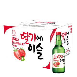 Thùng 20 chai nước vị trái cây soju jinro - hàn quốc