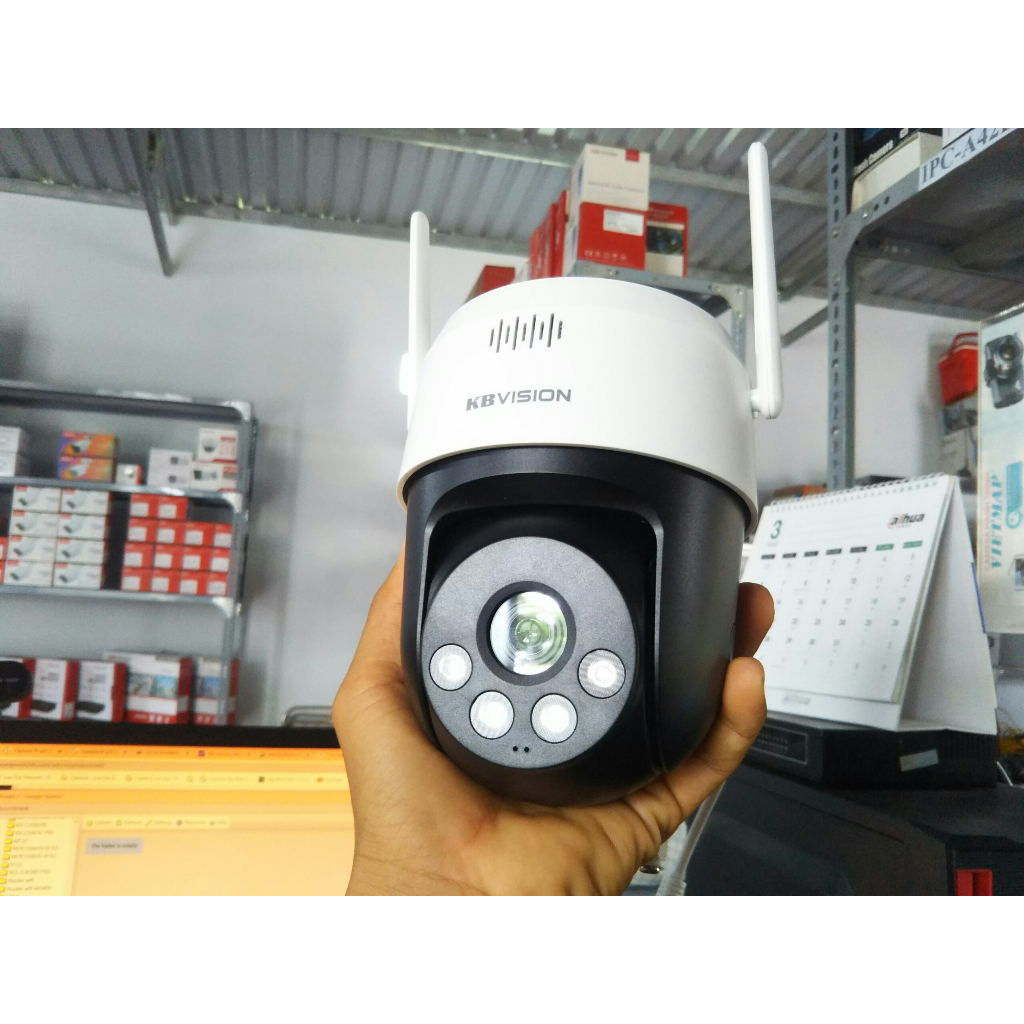 Camera IP PTZ Wifi 5MP KBVISION KX-AF5016WPN-AL - Al Đàm Thoại 2 Chiều