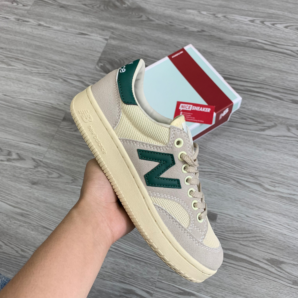 Giày New Balance Pro Court Beige Green  - 1:1 chuẩn | Nice Sneaker