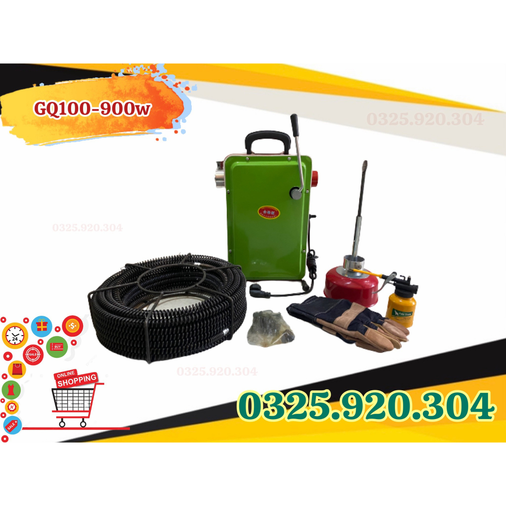 Máy thông tắc cống GQ100 cống suất 550w