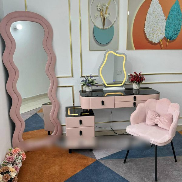 Bàn trang điểm thông minh, bàn phấn thông minh có loa sạc đèn đủ bộ cả ghế và gương  - Mã TN06  Nội thất Chani