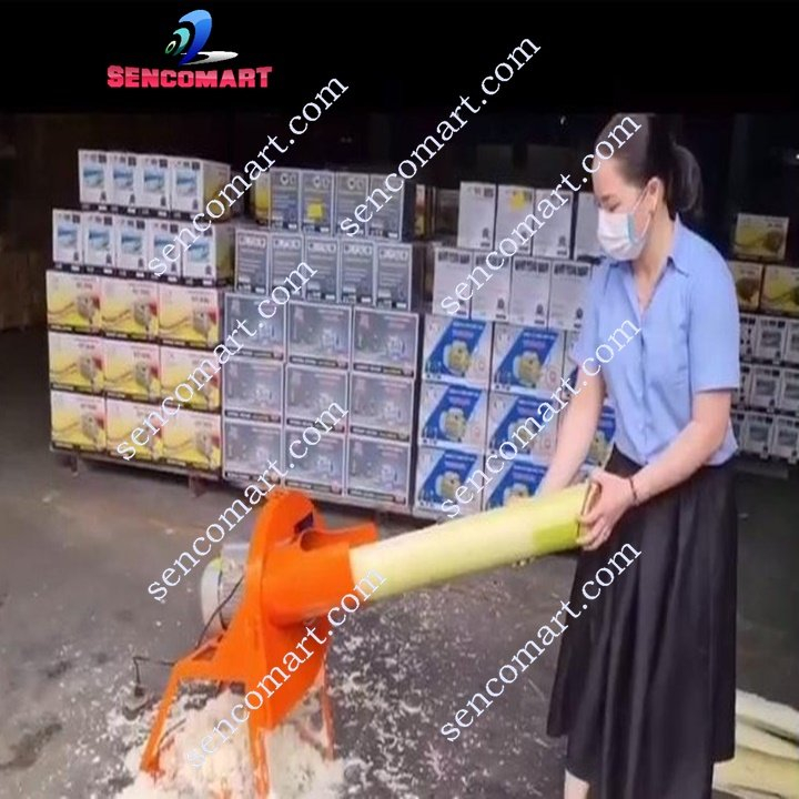 Máy băm chuối siêu mịn, băm cỏ, rau, thái lát chuối  công suất 2hp