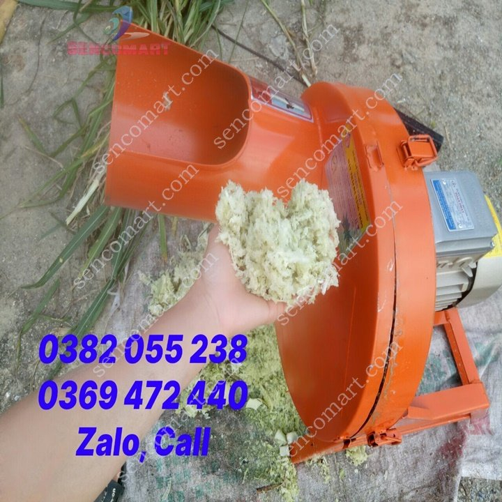 Máy băm chuối siêu mịn, băm cỏ, rau, thái lát chuối  công suất 2hp