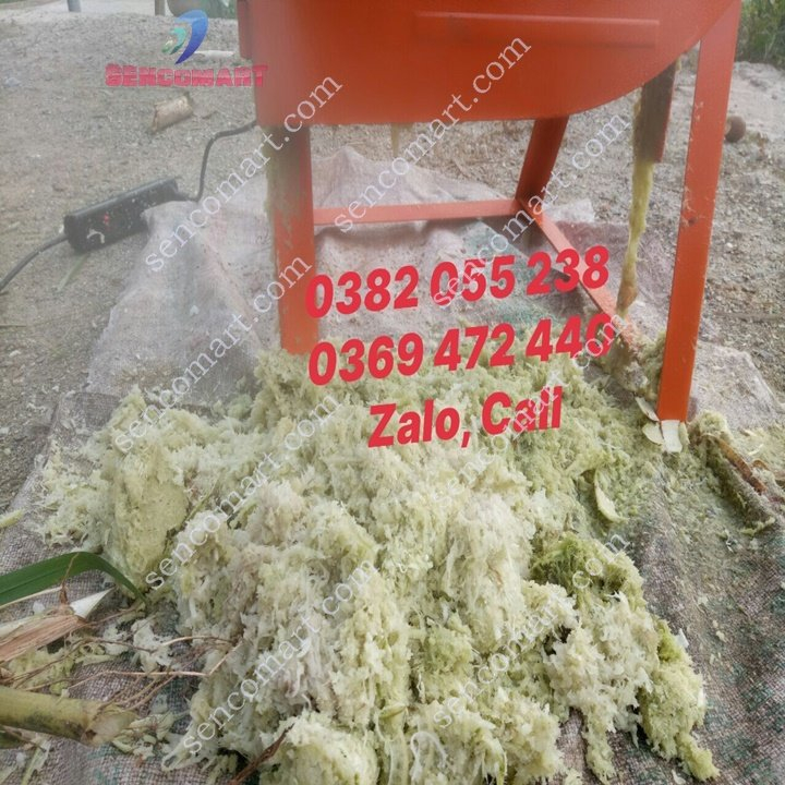 Máy băm chuối siêu mịn, băm cỏ, rau, thái lát chuối  công suất 2hp
