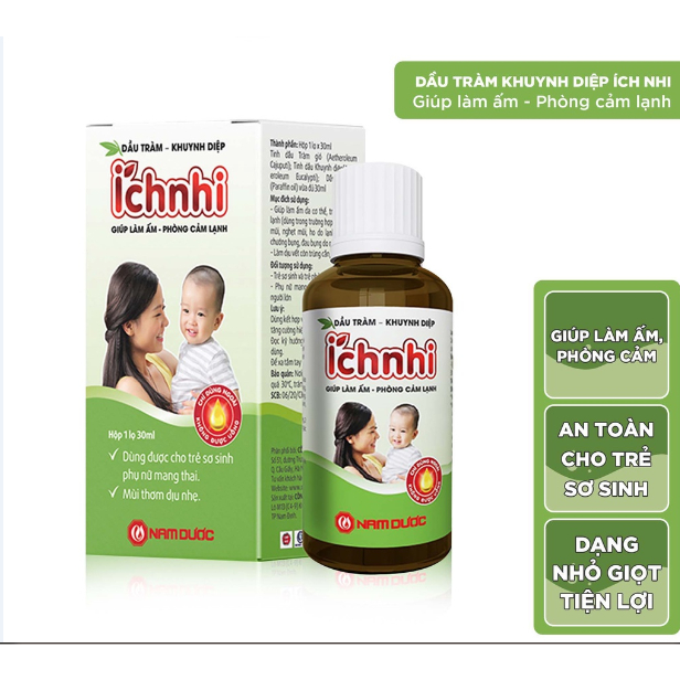 Dầu tràm khuynh diệp Ích Nhi (30ml)