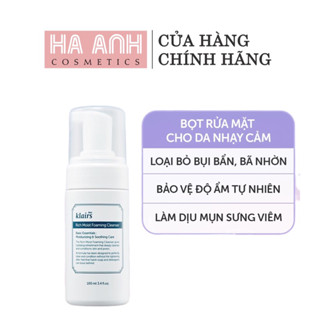 Sữa Rửa Mặt Tạo Bọt Klairs Rich Moist Foaming Cleanser 100ml