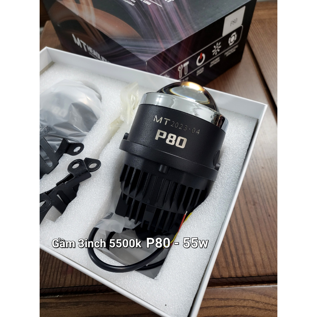 Bi Gầm 3.0 - P80  Nhẹ Điện Lắp Cho Đèn Gầm Ô Tô, Trợ Sáng Xe Máy