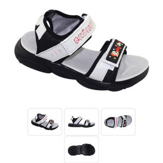 Sandal đế bằng bé trai soby.193 màu xám hiệu bita's