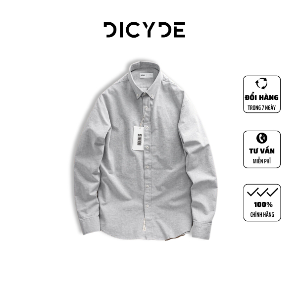 Áo sơmi nam dài tay công sở chất vải linen kiểu dáng thanh lịch trẻ trung DICYDE VI.BH.D.UD.04 siêu mát