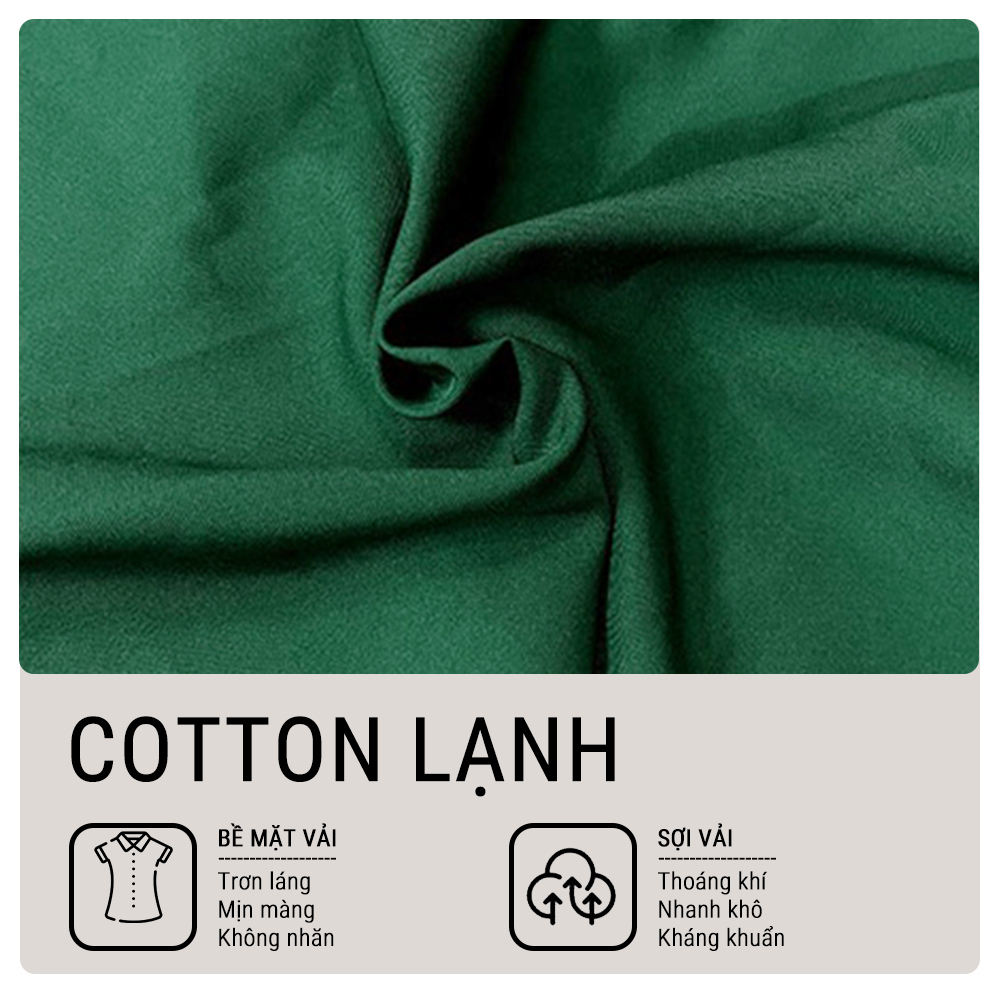 Áo sơ mi nữ peplum tay ngắn LELY cổ sen ôm eo màu xanh lá A1358