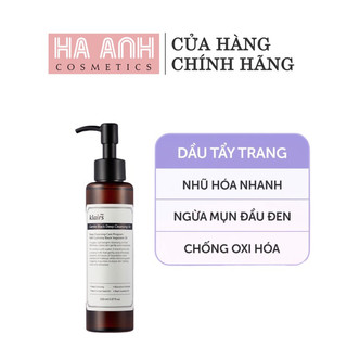 Dầu Tẩy Trang Klairs Gentle Black Deep Cleansing Oil 150ml