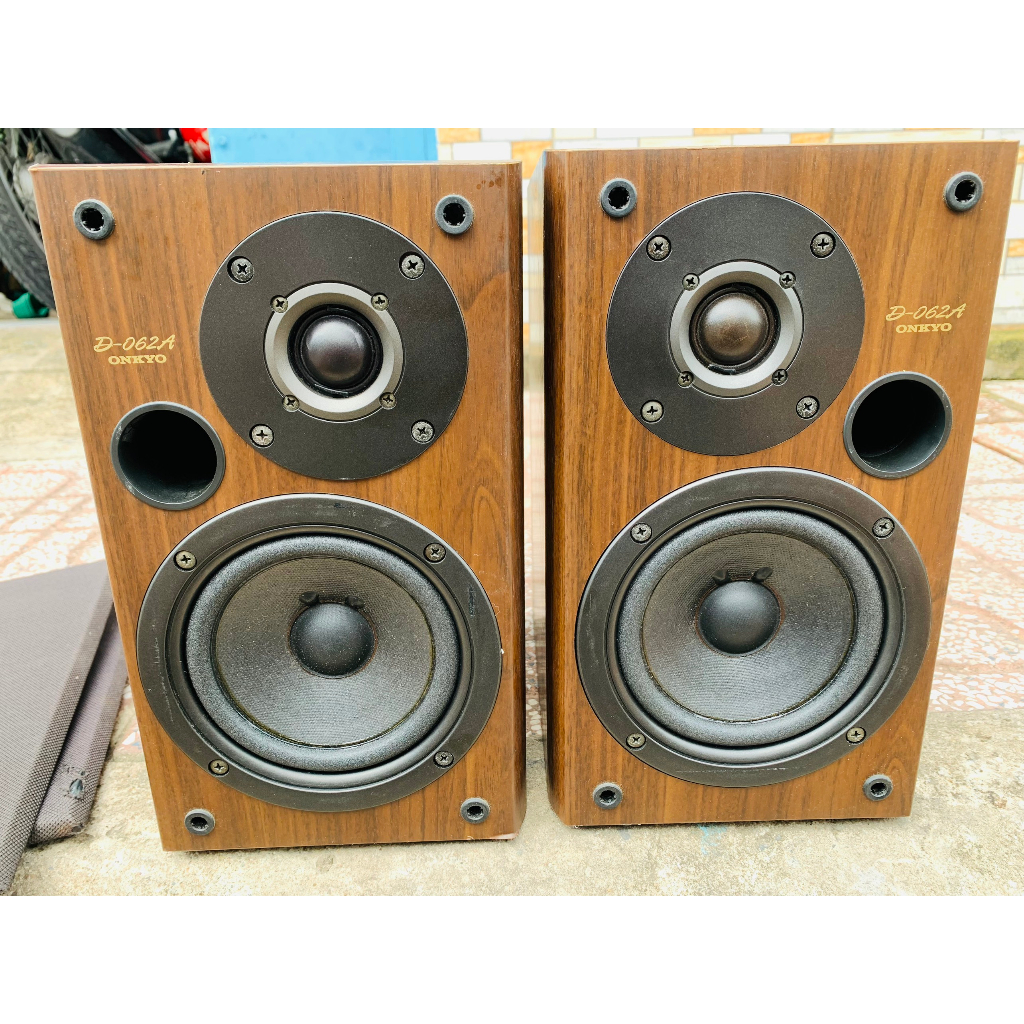 Bán Cặp Loa  nghe nhạc Booksheolf Onkyo D - 062A bãi nhật đẹp keng hát tiếng cực tốt