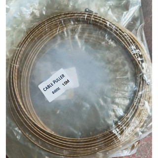 Dây mồi luồn điện cáp 4mm, Có Bánh xe, đầu bi tròn loại 15m cáp thợ điện, đi dây diện âm, hàng loại 1