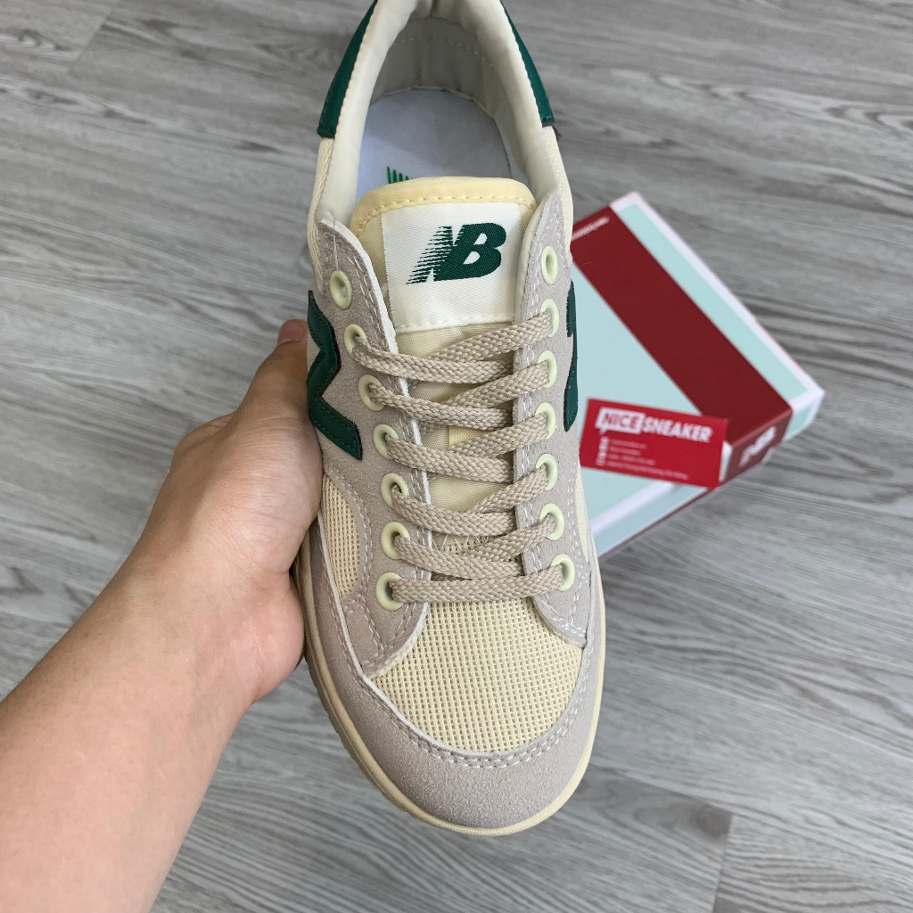 Giày New Balance Pro Court Beige Green  - 1:1 chuẩn | Nice Sneaker
