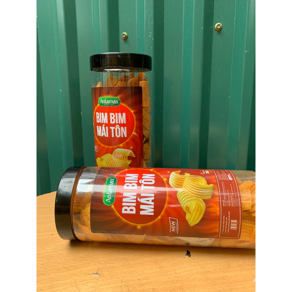 Bim Bim MÁI TÔN- ăn vặt siêu hot, siêu nghiền- ăn ngon và sạch mỗi ngày cùng Antafood, lọ 300gr.