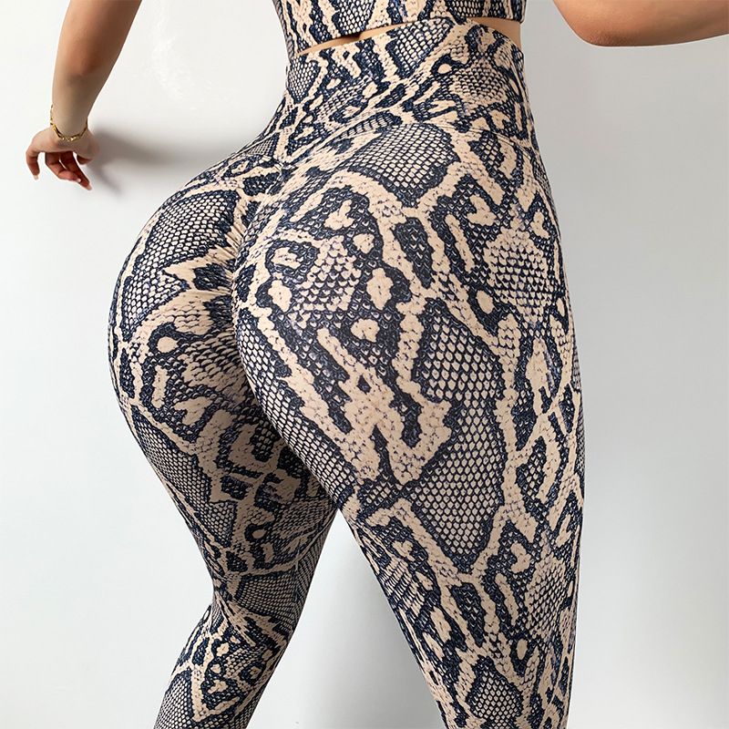 ĐỒ TẬP GYM, YOGA - Set đồ tập gym MITAO cao cấp, Quần cạp cao chun mông, Áo bra họa tiết loang cá tính