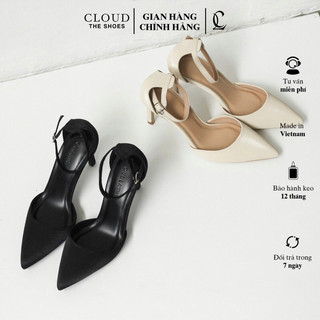 Giày cao gót CL quai hậu mũi nhọn gót 8cm