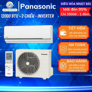 Điều hòa Panasonic 12000btu 2 chiều inverter nội địa Nhật bảo hành 1 năm Nhật Bãi Phát Đạt