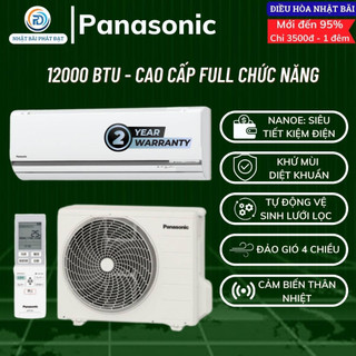 Điều hòa bãi Nhật Panasonic 12000btu cao cấp điều hòa full chức năng zin nguyên bản tiêu chuẩn Nhật bảo hành 1 năm