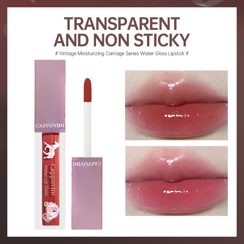 💄Son kem bóng bí ngô ATORS CAPPUVINI căng mọng Flower Wedding Carriage Series Water Lip Gloss