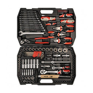 Bộ tuýp vặn tay tổng hợp 1/4", 1/2" 122pcs yato yt-38901