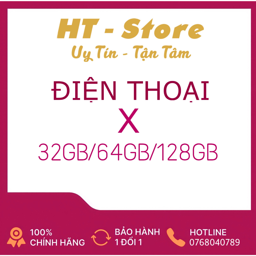 IP X 64gb/256gb quốc tế và lock