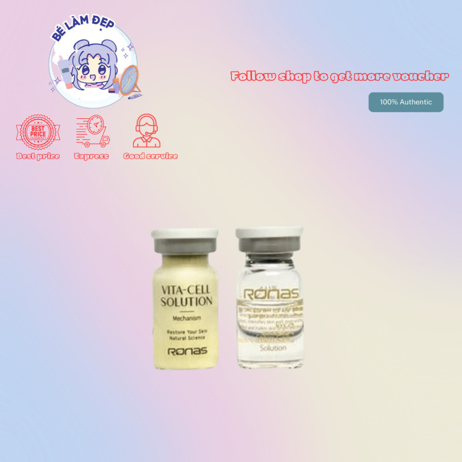 Tách Lẻ 1 Lọ Tế Bào Ronas Gốc Dưỡng Trắng Da, Cấp Ẩm Hàn Quốc