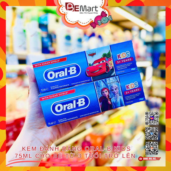 Kem đánh răng Oral-B Kids 75ml