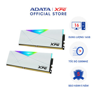 RAM PC ADATA SPECTRIX XPG D50 DDR4 3200Mhz 8GB (GREY/WHITE)