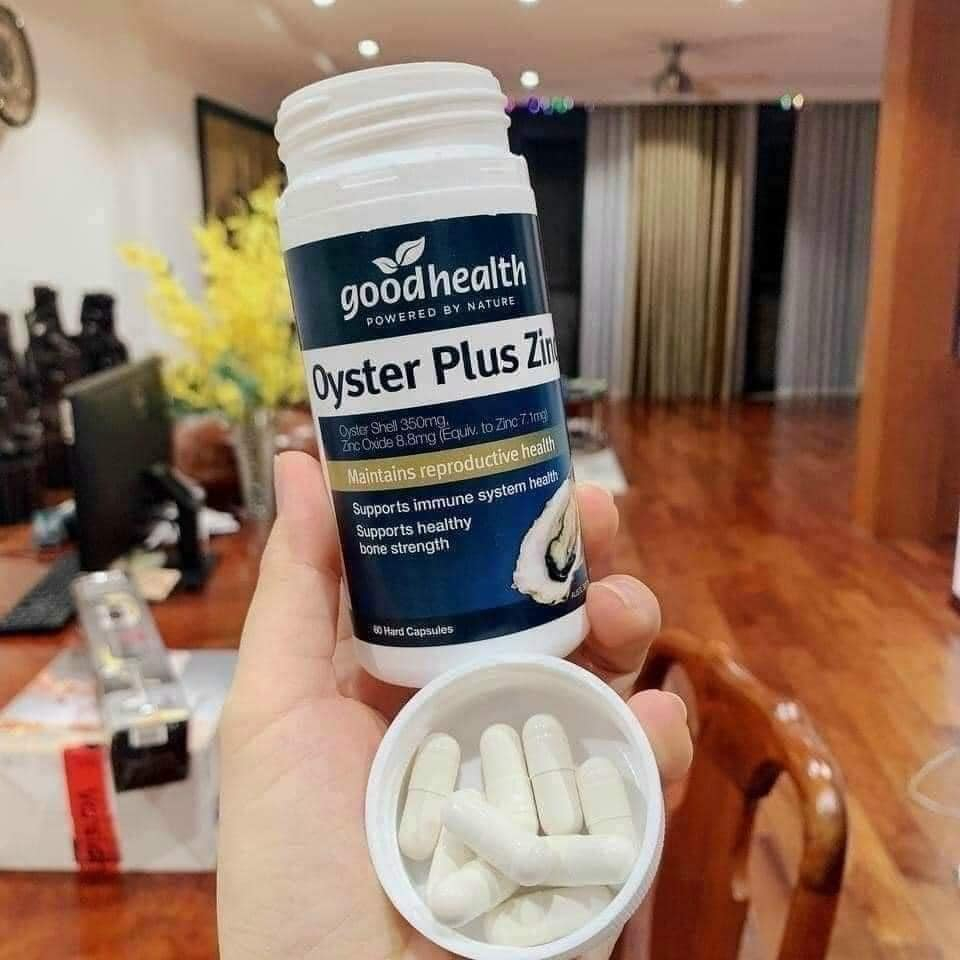 Tinh chất hàu biển Good Healthy Oyster Plus hỗ trợ sinh lý nam giới - Chính hãng hộp 60v