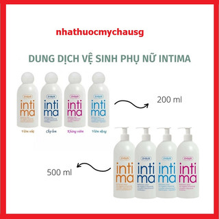 Dung Dịch Vệ Sinh Intima Ziaja 200ml đủ màu