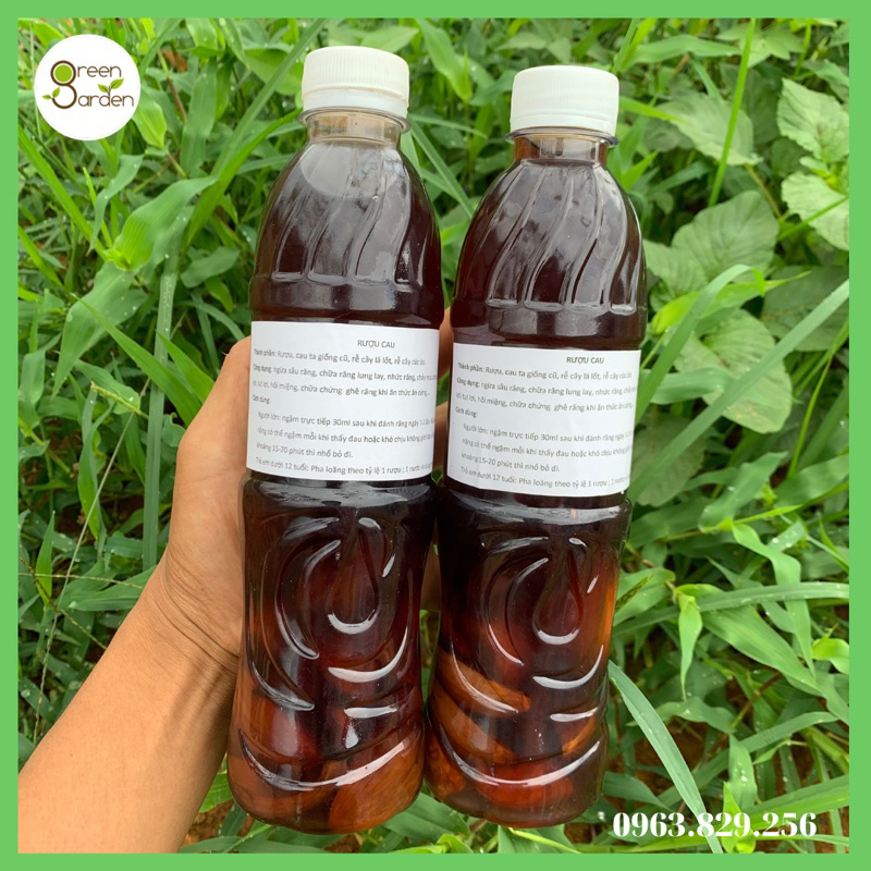 1L Nước súc miệng thảo dược rượu cau đậm đặc gia truyền, ngậm tốt cho răng miệng