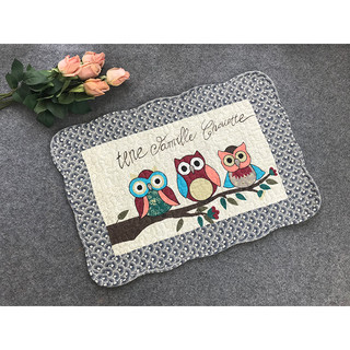 Thảm chùi chân - cú 3 con - TCC150
