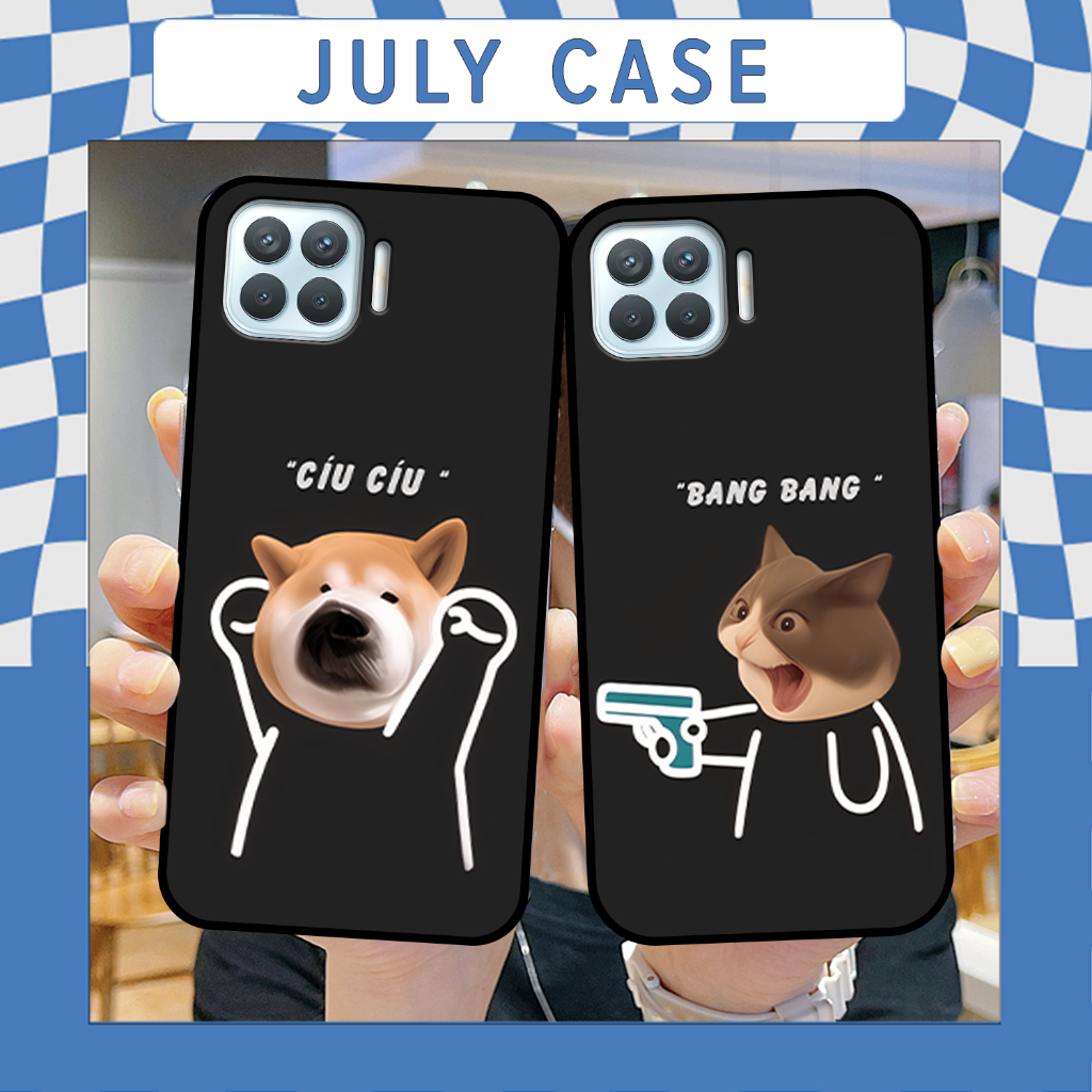 Ốp Oppo A73 - A93 IN HÌNH GẤU CHÓ MÈO BỰA NGỘ NGHĨNH DỄ THƯƠNG