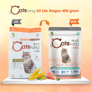 [Catsrang 400gr] Thức ăn hạt khô cho mèo mọi lứa tuổi [400g]