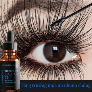 Tinh chất mọc mi kích thích mi mọc nhanh Dầu thầu dầu 10ml dưỡng mi dài và cong