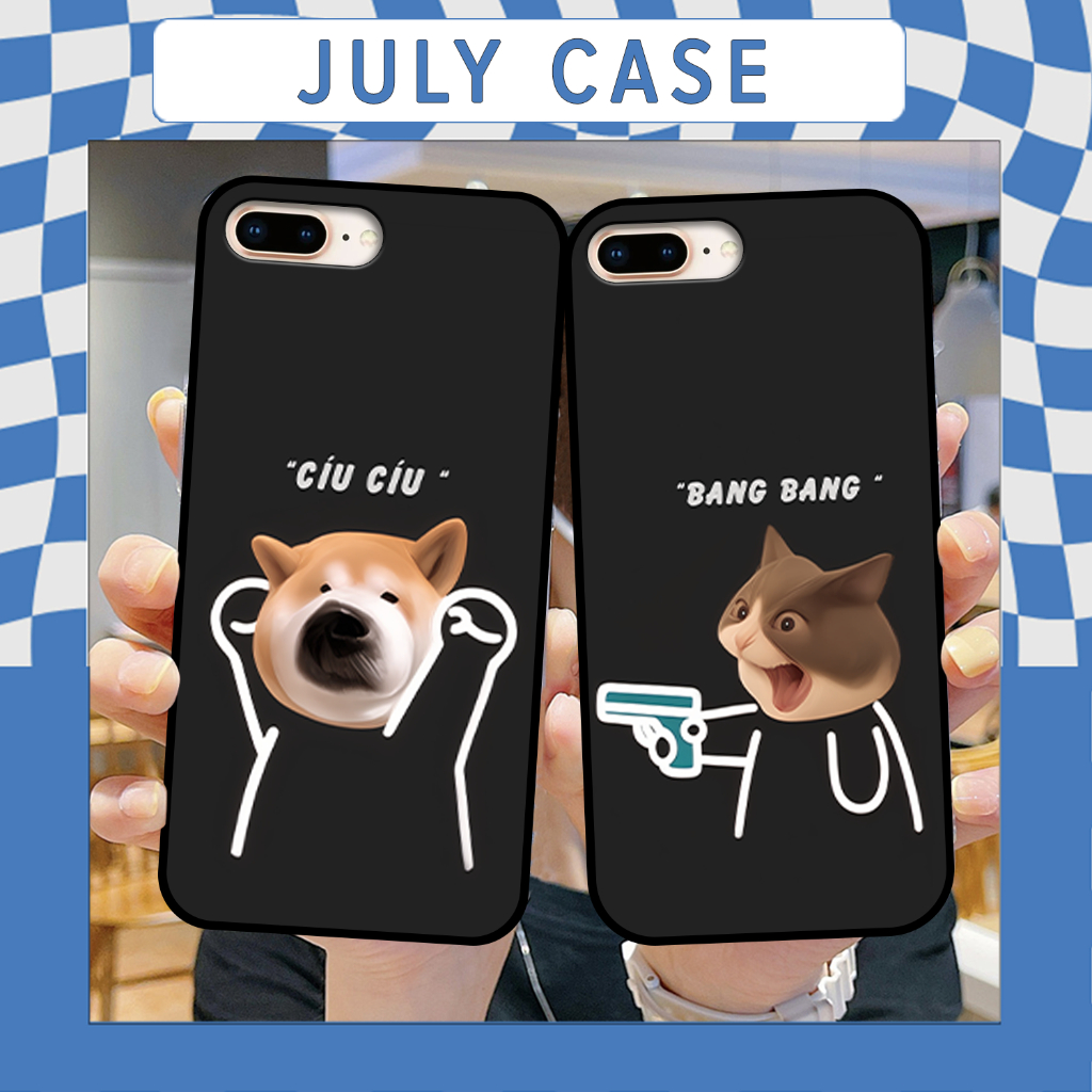 Ốp Iphone 5/6/6s/6 Plus - Iphone 7/8/7 Plus/8 Plus IN HÌNH GẤU CHÓ MÈO BỰA NGỘ NGHĨNH DỄ THƯƠNG