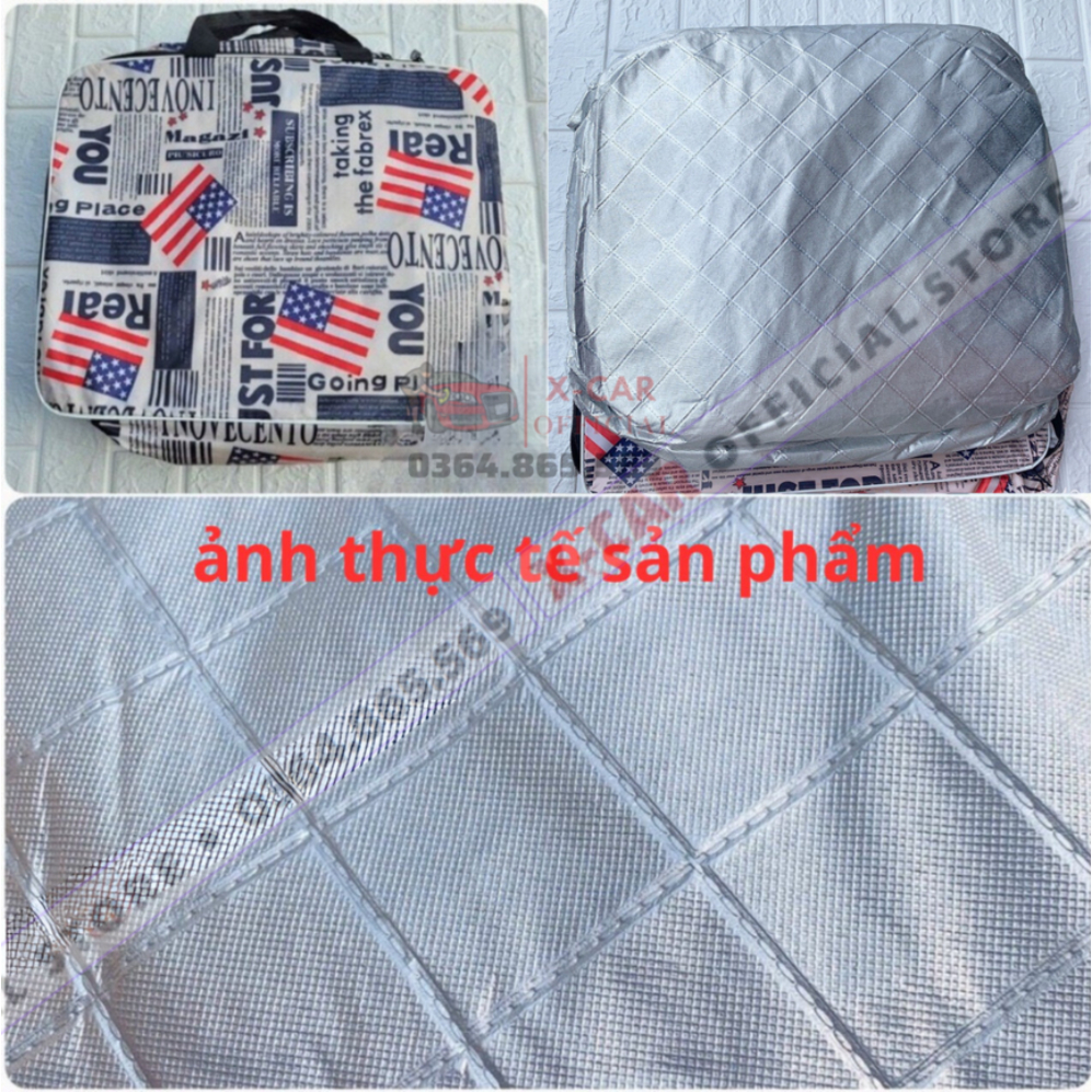 Bạt phủ xe ô tô KIA Morning,Cerato,Seltos,K3,Sonet,Soluto,Sorento,...bạt 3 lớp chống xước có khóa kéo cánh cửa
