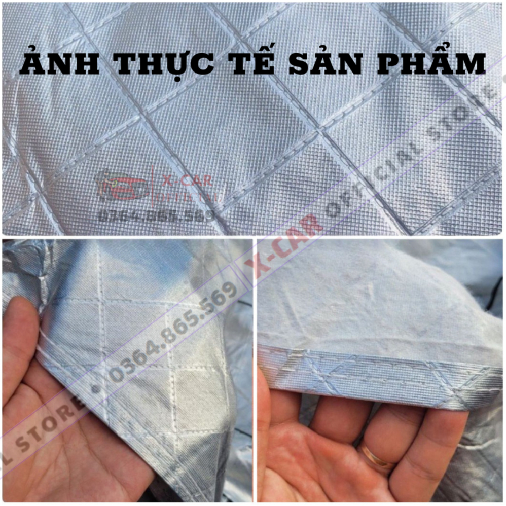 Bạt phủ xe ô tô KIA Morning,Cerato,Seltos,K3,Sonet,Soluto,Sorento,...bạt 3 lớp chống xước có khóa kéo cánh cửa