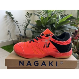 Giày cầu lông Nagaki karyu ( tặng túi đựng giày và quấn cán vợt  ) - bám sân, đã khâu đế - hàng phân phối chính hãng