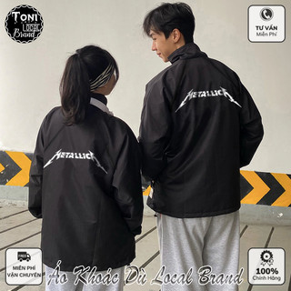 Áo Khoác Dù Local Brand METALLICK Jacket Mero 2 lớp dày form rộng Unisex cổ bẻ (D2500L - Kèm Video Ảnh Thật)