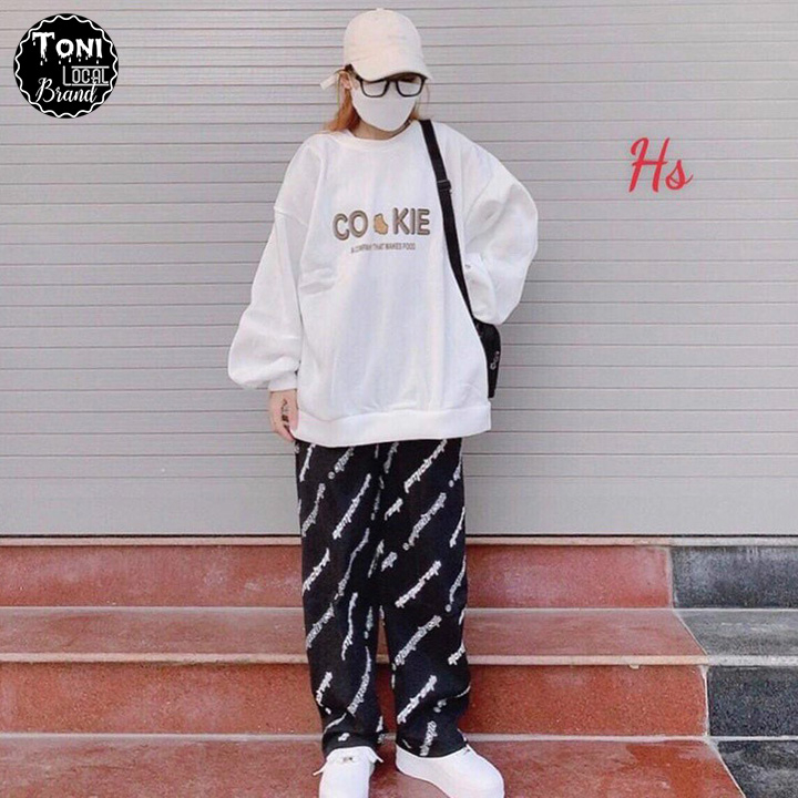 Áo Sweater Nỉ Ngoại COOKIE - Áo Khoác Nỉ nam nữ Unisex