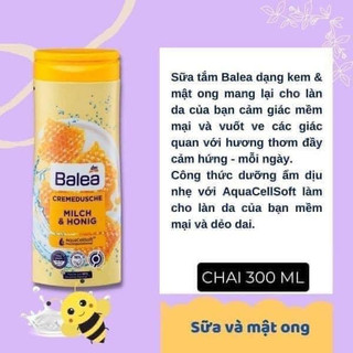Sữa tắm Balea Mật Ong - Đức 750 ml