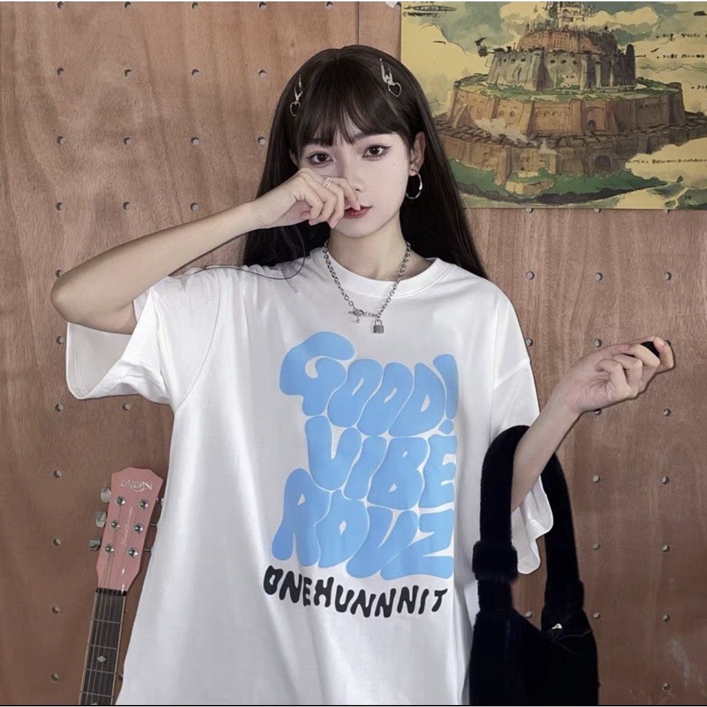 Áo Thun Am Nam Nữ Form Rộng Hunt Xanh